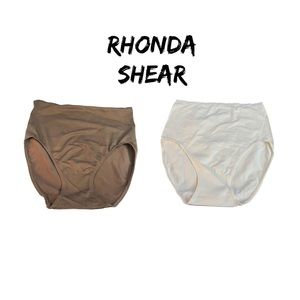New Rhonda Shear set of 2 high cut panties
